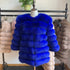 70CM 4in1 New Fast Shipping New Fashion Women Fashion Real Natural Fox Fur Long Coat Jacket for Winter Warm Over Coat